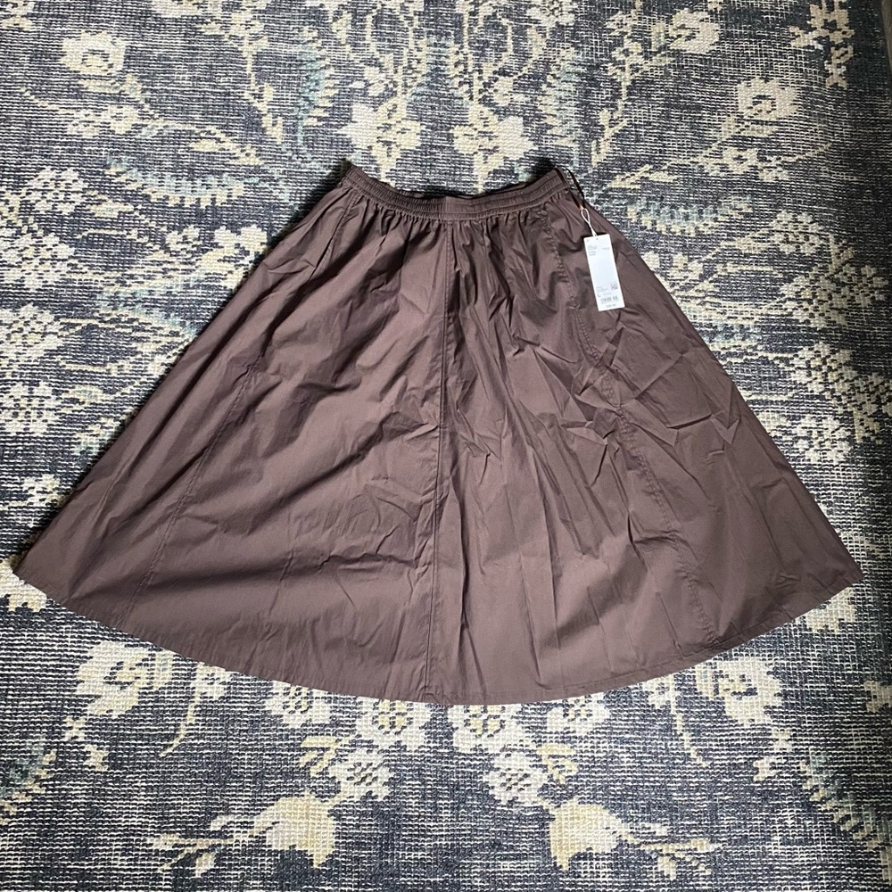 Uniqlo X Lemaire Cotton blend volume skirt